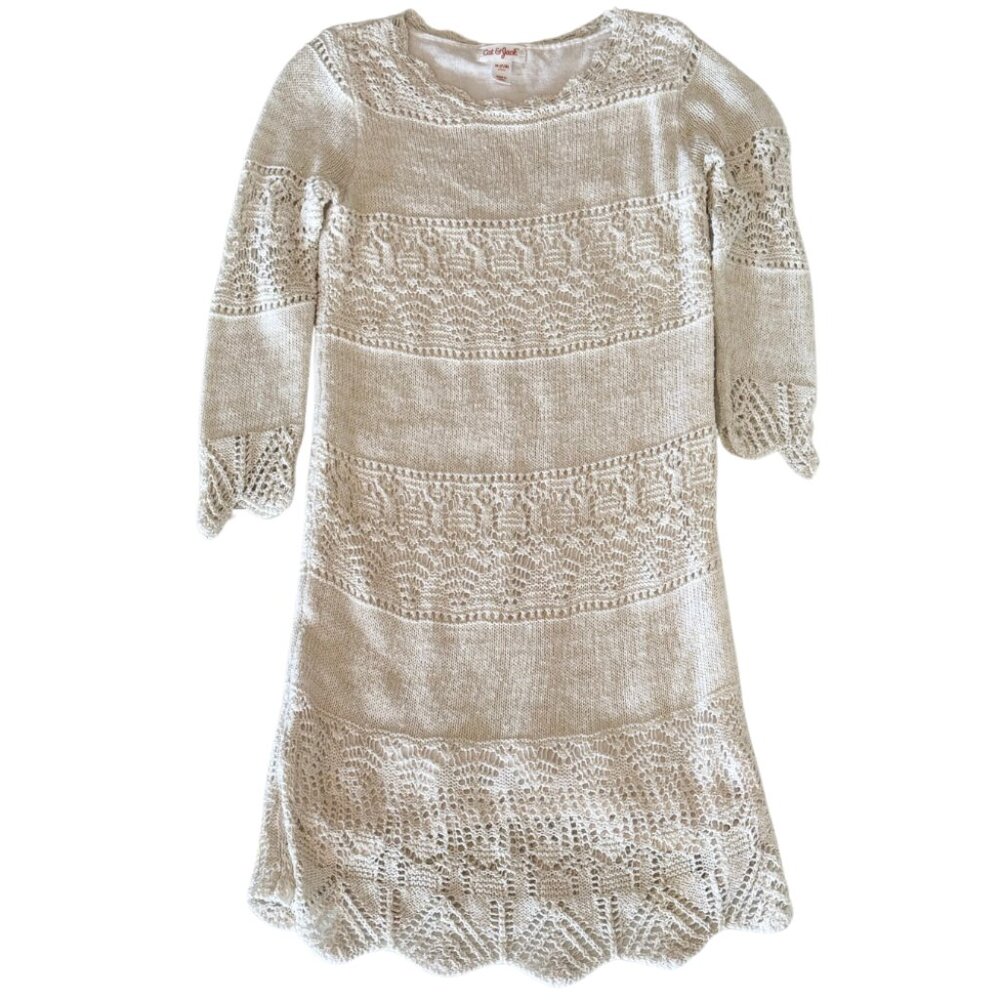Cat & Jack White Knit Dress